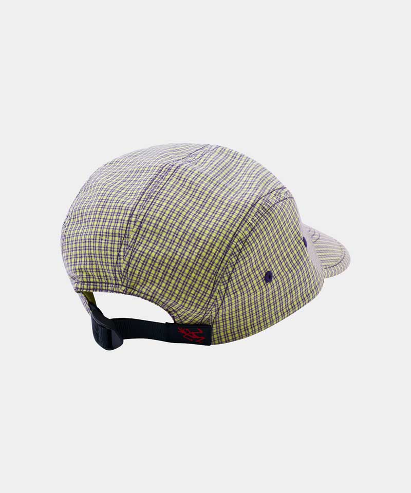 Checkered Long Bill Hat in Sierra Check Mint