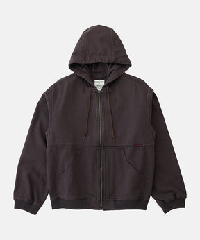 El Cap Canvas Hooded Jacket in Umber