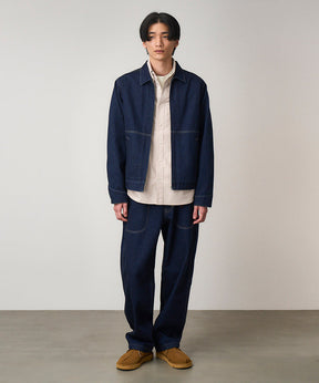Japanese Slub Denim Jacket in Indigo