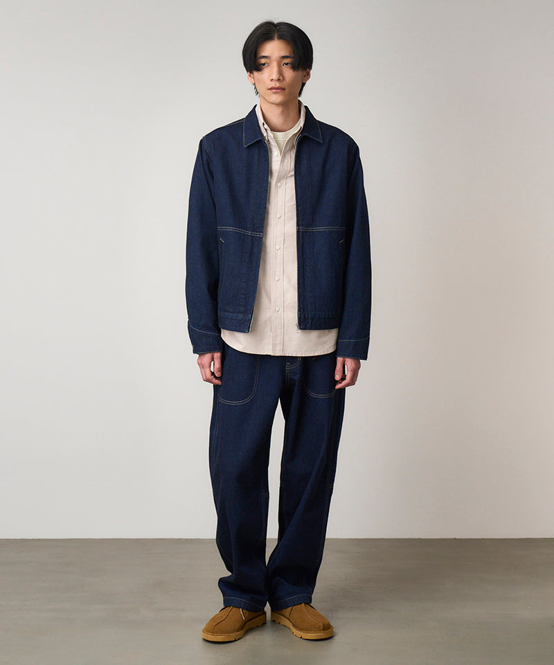 Japanese Slub Denim Jacket in Indigo