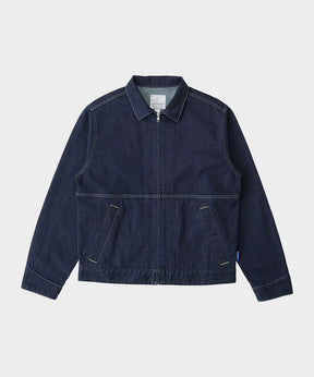 Japanese Slub Denim Jacket in Indigo