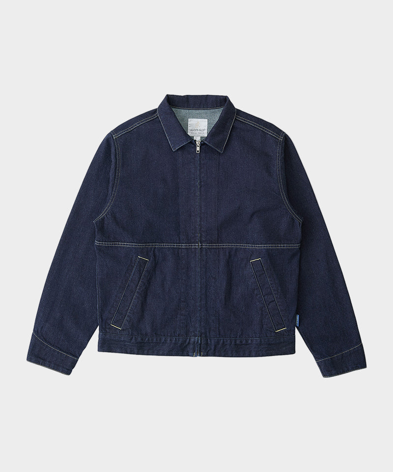 Japanese Slub Denim Jacket in Indigo