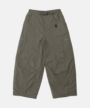 Nylon Loose Ballon Pant in Burnt Olive