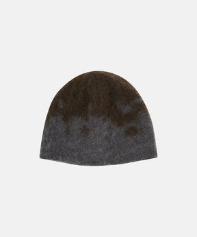 Mohair Splatter Beanie in Slate Splatter