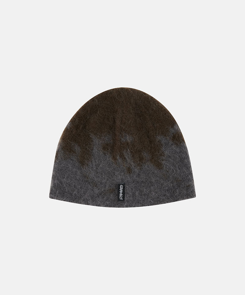 Mohair Splatter Beanie in Slate Splatter