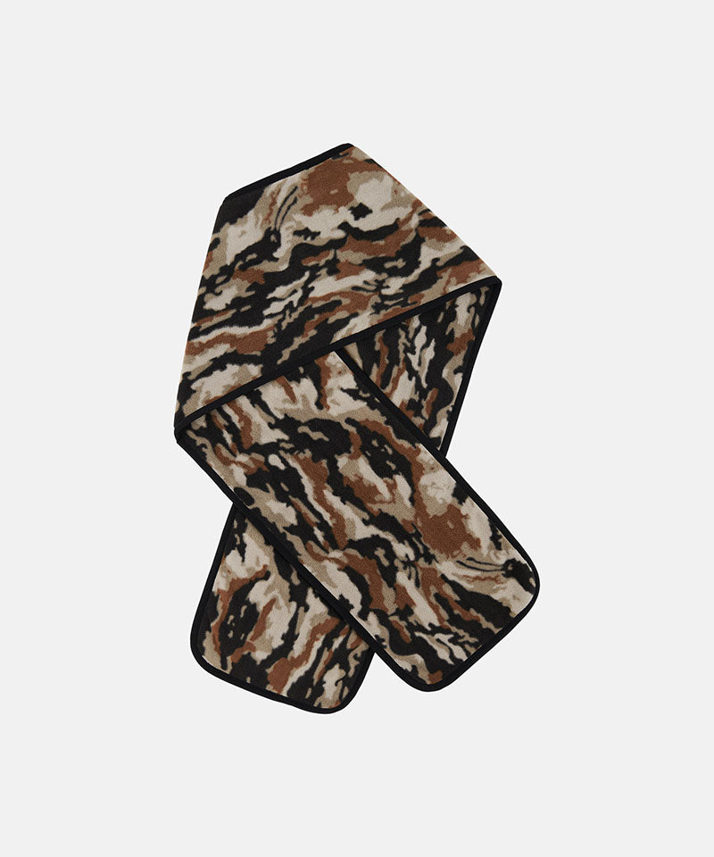 Thermal Fleece Scarf in Bark Camo