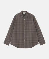 Heavy Weight Checkered Shirt in Violet