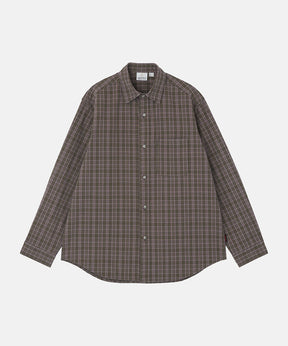 Heavy Weight Checkered Shirt in Violet