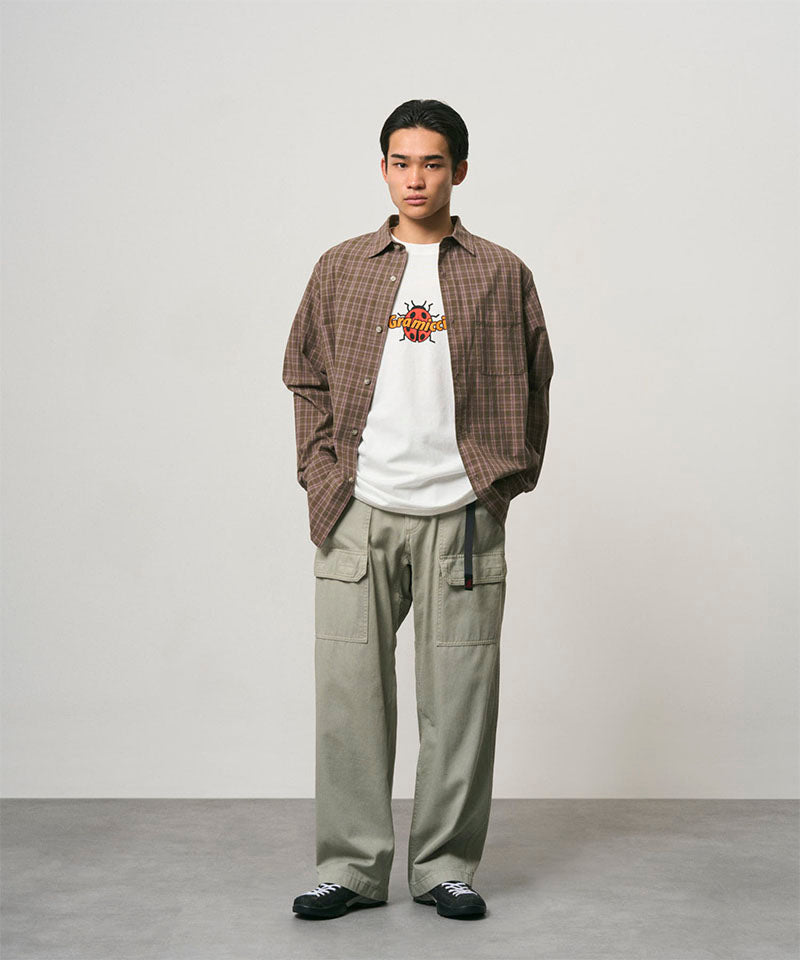 Heavy Weight Checkered Shirt in Violet