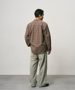 Heavy Weight Checkered Shirt in Violet