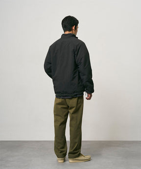 Reversible Sherpa Plaid Jacket in Black Plaid