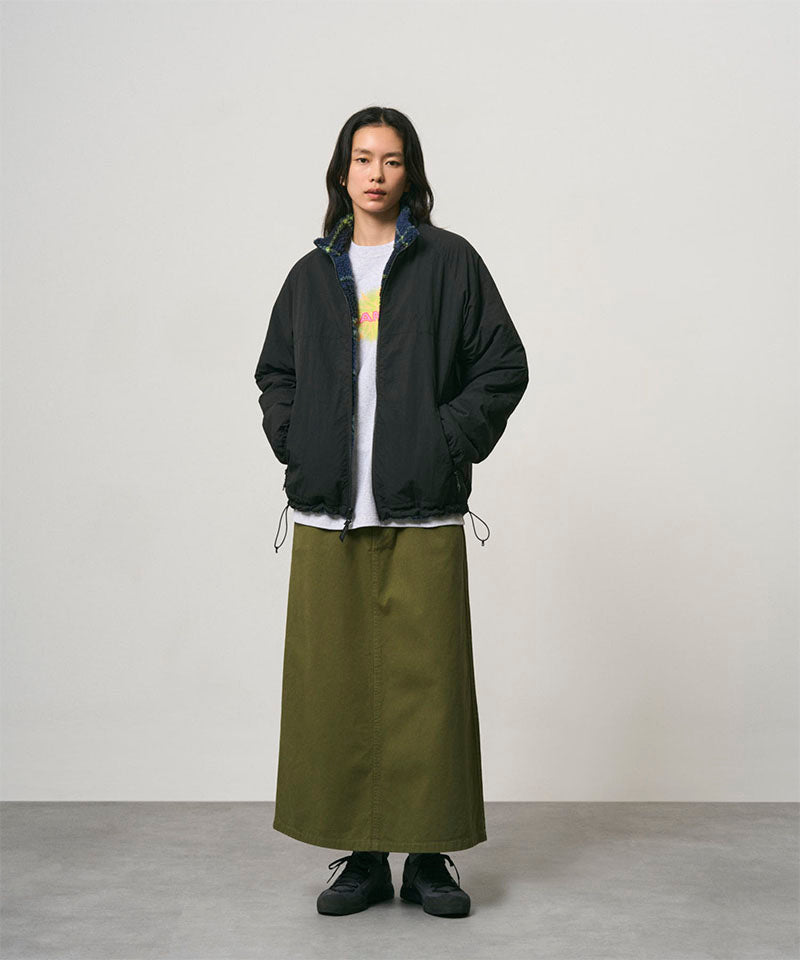 Reversible Sherpa Plaid Jacket in Black Plaid