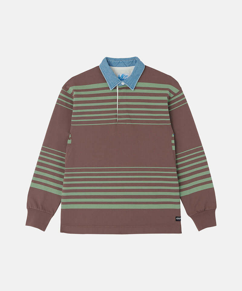Langdon Rugby Shirt in Peppercorn