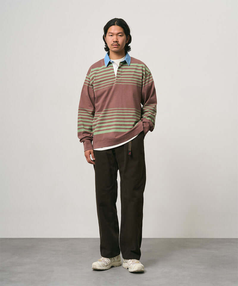 Langdon Rugby Shirt in Peppercorn