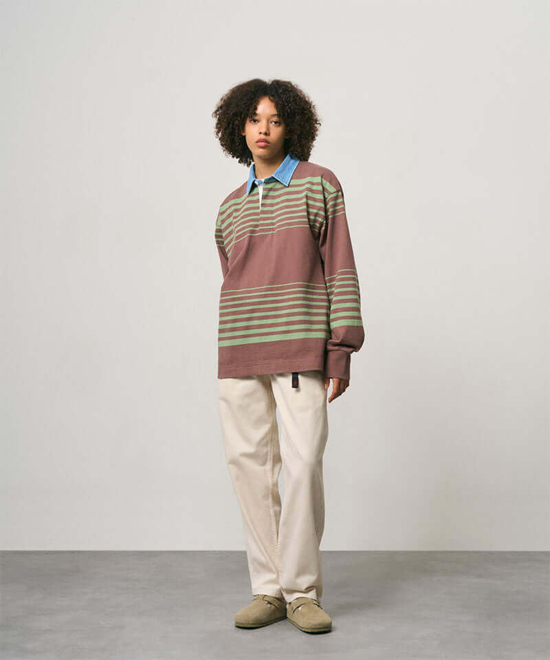 Langdon Rugby Shirt in Peppercorn