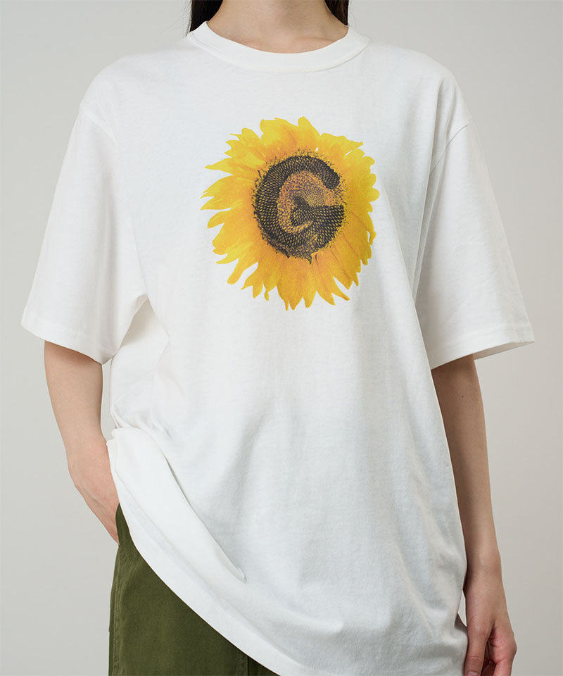 G-Flower Tee in White
