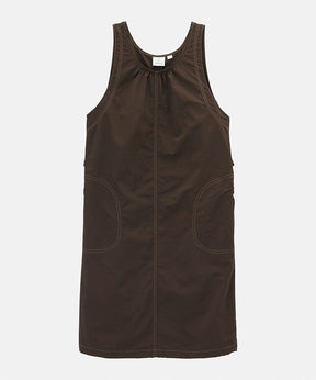 Nylon Dress in Chocolate