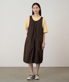 Nylon Dress in Chocolate