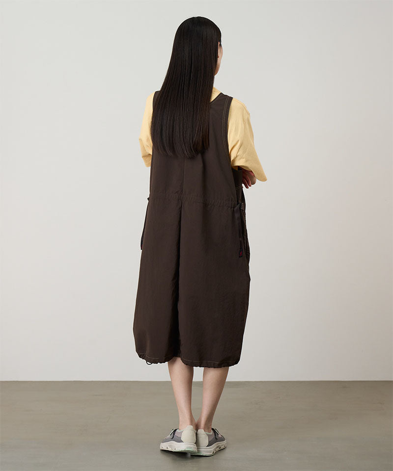 Nylon Dress in Chocolate