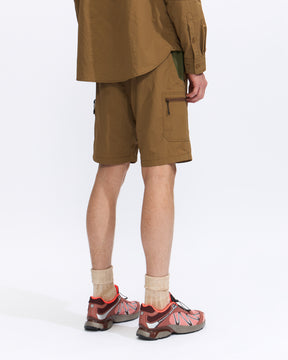 Gramicci Nylon Utility Short in Coyote/Olive Homme Essentials 