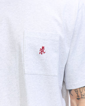 Gramicci One Point Tee in Grey Heather Homme Essentials 