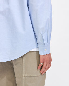 Gramicci Oxford Button Down Stance Shirt in Sky Blue Homme Essentials 