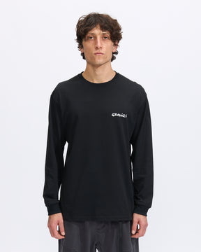 Gramicci Stonehenge L/S Tee in Vintage Black Homme Essentials 