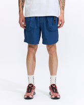 Gramicci x and Wander Brushed Nylon Short in Blue Homme Essentials 