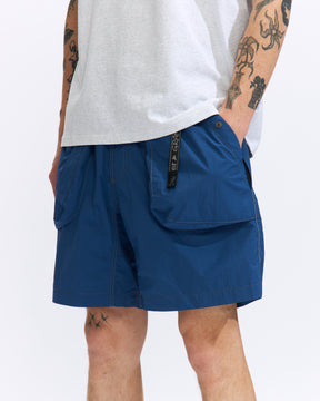 Gramicci x and Wander Brushed Nylon Short in Blue Homme Essentials 