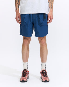 Gramicci x and Wander Brushed Nylon Short in Blue Homme Essentials 
