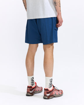 Gramicci x and Wander Brushed Nylon Short in Blue Homme Essentials 