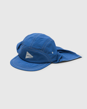 Gramicci x and Wander Brushed Nylon Sunshade Cap in Blue Homme Essentials 