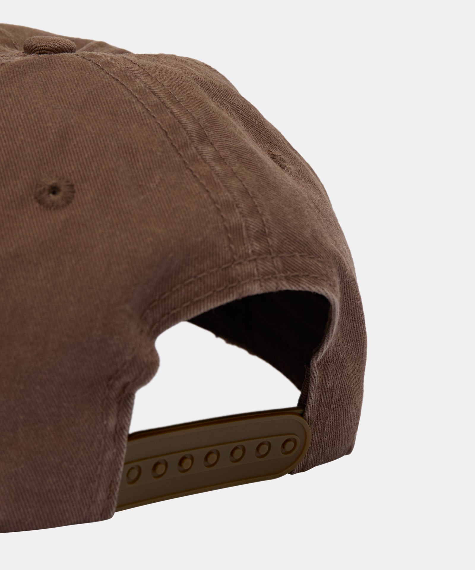 Wordmark Distressed Dad Hat in Coffee
