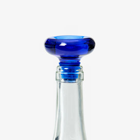 Hobknob Bottle Stopper in Blue