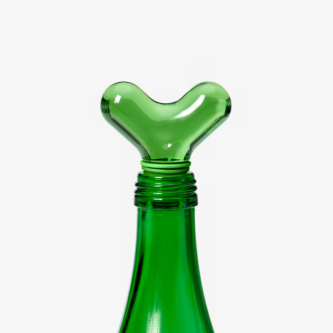 Hobknob Bottle Stopper in Green