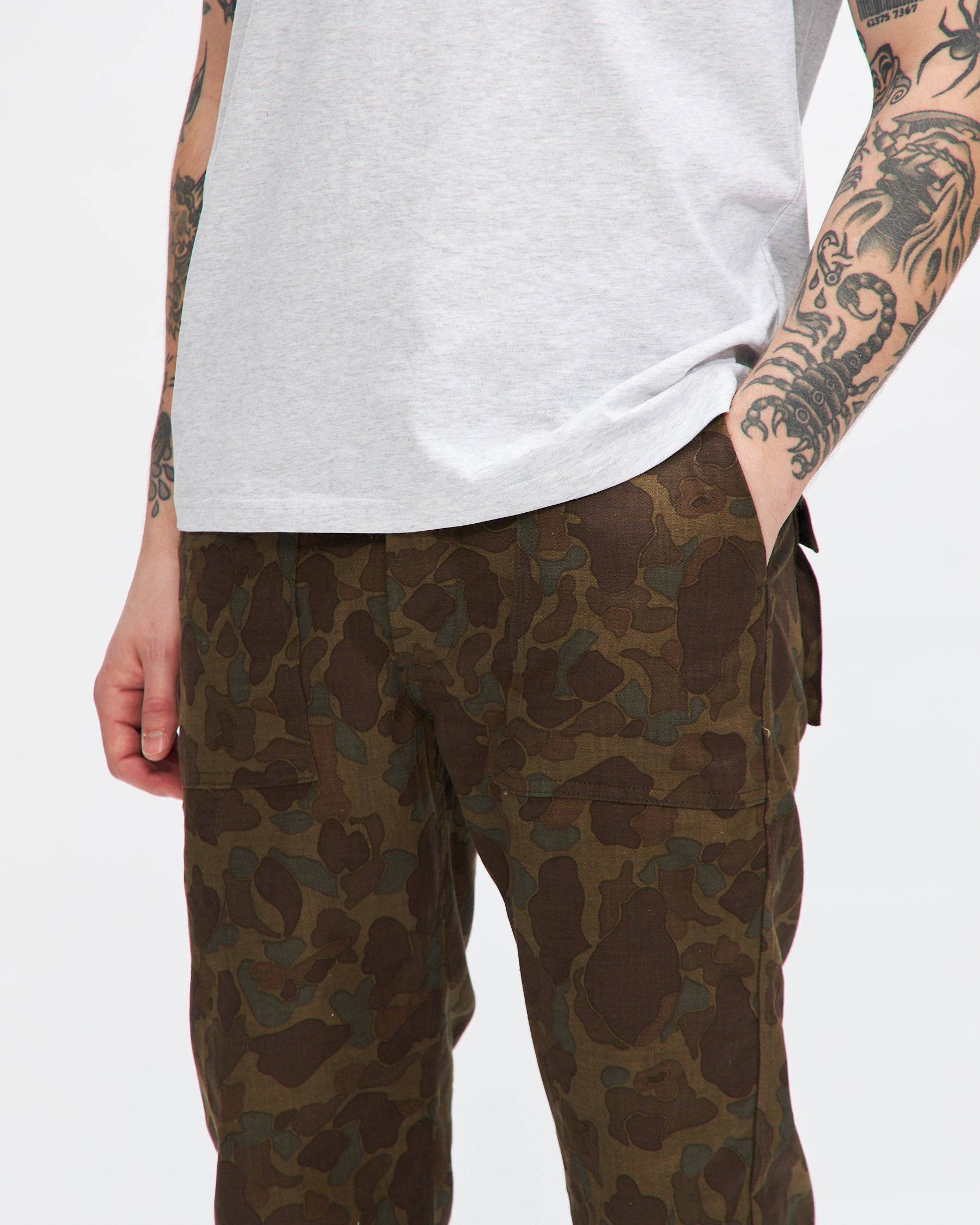 Fatigue Pant in Dark Frog Camo