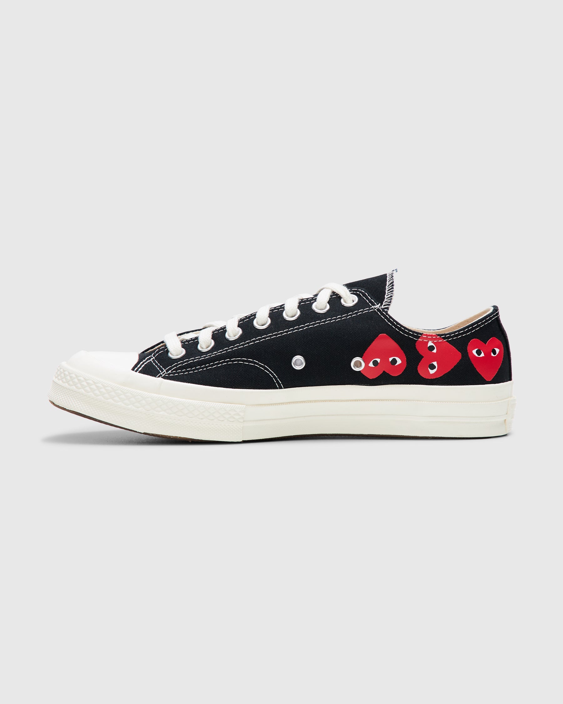 Multi Red Heart Chuck Taylor All Star '70 Low in Black