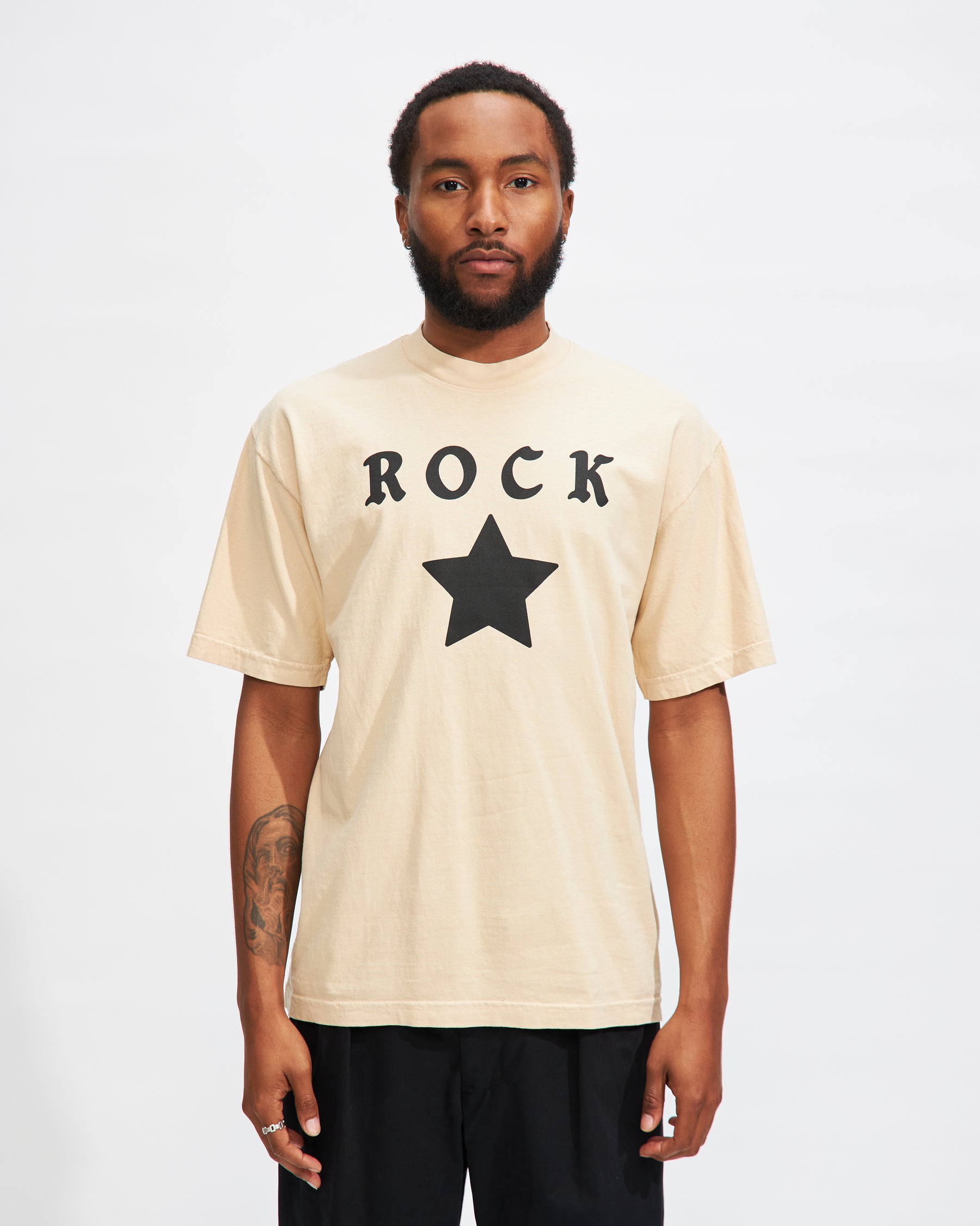 Rockstar T-Shirt in Tan