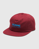 Homme Essentials Homme Shop Hat in Burgundy 