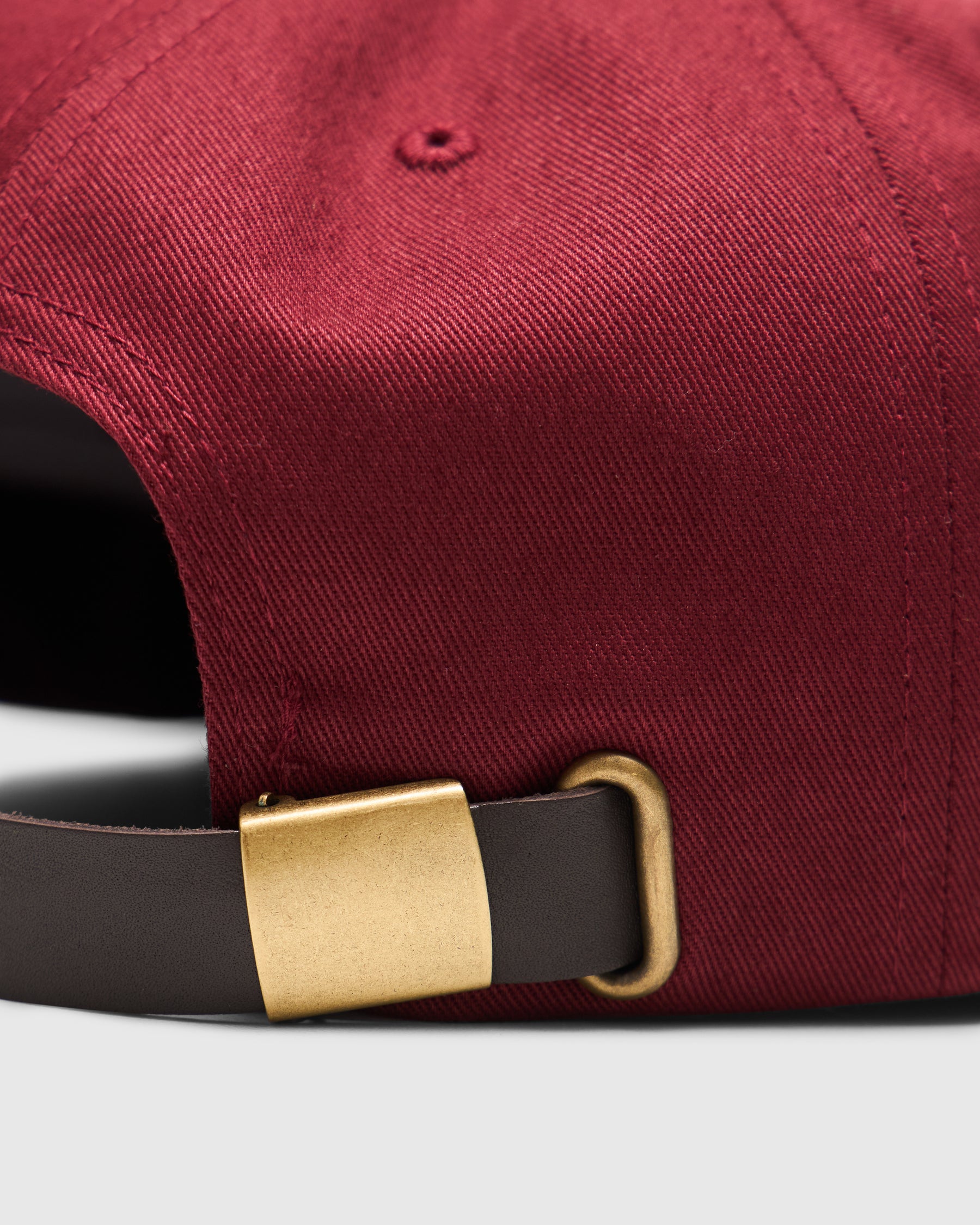 Homme Essentials Homme Shop Hat in Burgundy 