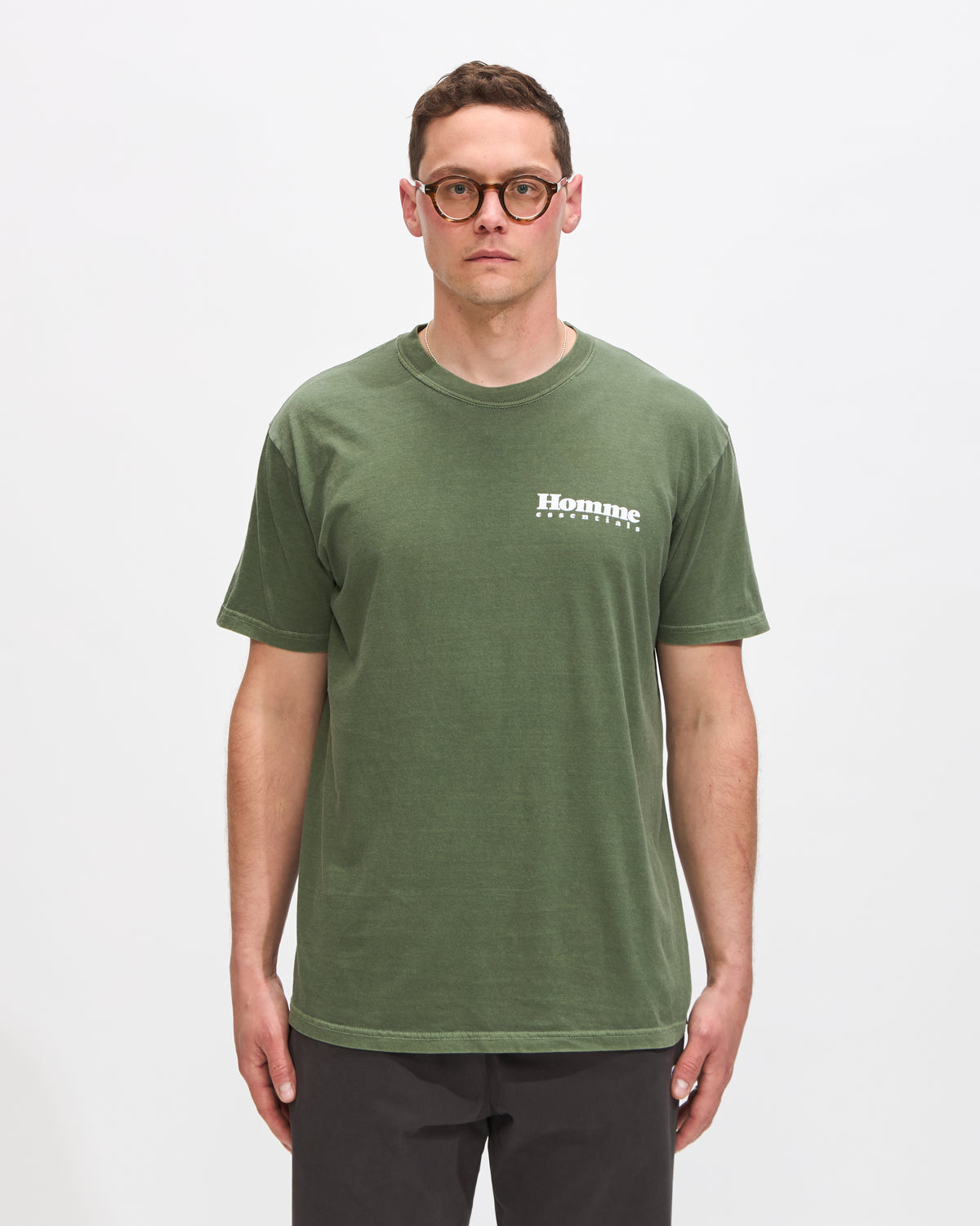 Homme Shop Tee in Hemp Homme Essentials 