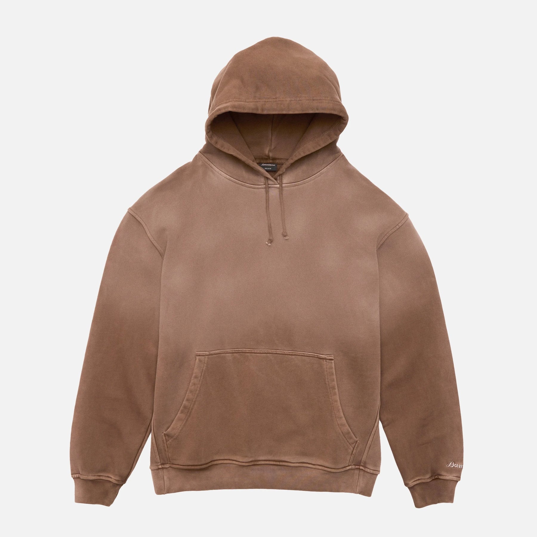 Mineral Wash Hoodie in Mocha