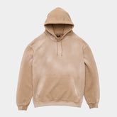 Mineral Wash Hoodie in Cream
