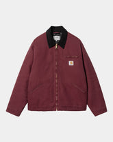 OG Detroit Jacket in Malbec/Black Aged Canvas