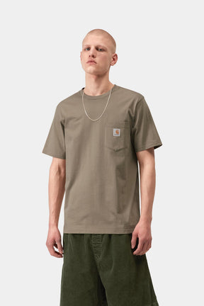 S/S Pocket Tee in Iron