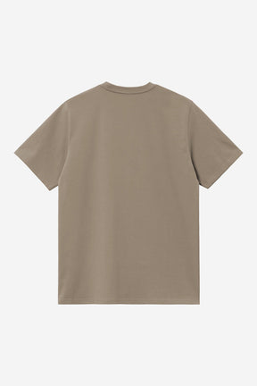 S/S Pocket Tee in Iron