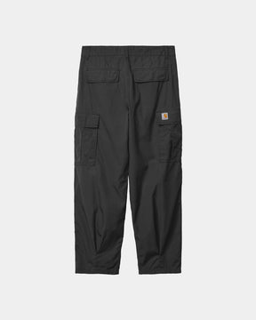 Cole Cargo Pant in Black Garment Dyed Twill