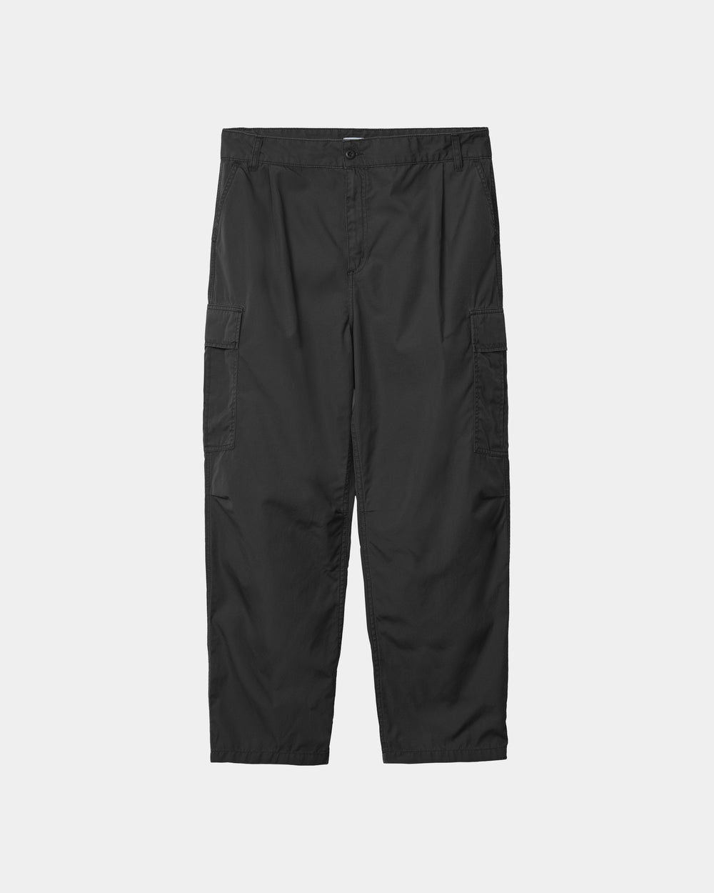 Cole Cargo Pant in Black Garment Dyed Twill