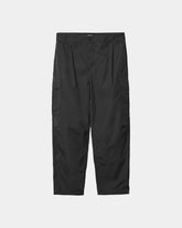 Cole Cargo Pant in Black Garment Dyed Twill