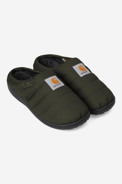 Carhartt WIP SUBU 新品 3 CORDURA SLIPPERS Subu x Carhartt WIP Cordura® Slippers in Olive : Homme Essentials